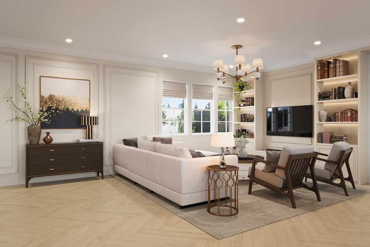 A living room designed by SB Interiors